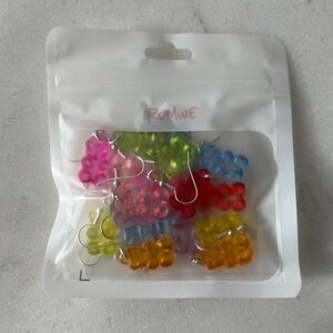 ROMWE Multicolor Gummy Bear Earrings